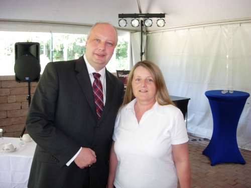 Jrg Bode mit Annette de Vries
